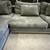 *Free Delivery* Modern Gray Sectional with Metal Base and Feather-Down 3 thumbnail