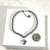 Brand new .925 silver bracelet with silver heart pendant 1 thumbnail