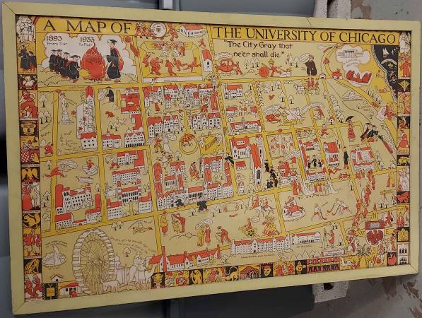 U Chicago Betty Fisher 1933 Campus Poster 1