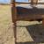 Antique Gothic Style Studded Seat Settee Bench on Casters *Project* 4 thumbnail