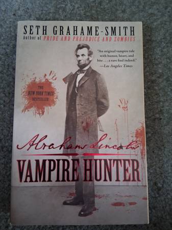 Like New Paperback- "Abraham  Lincoln Vampire Hunter" 1
