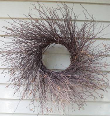 30" Birch Starburst Wreath 1