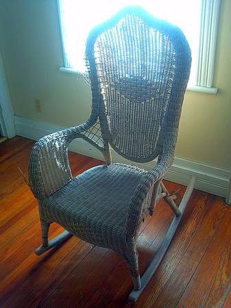 Wicker Rocking Chair 1