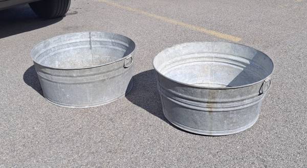 Galvanized Tubs 1