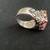 Ring vintage pink GE gold electroplate size 7.5 4 thumbnail