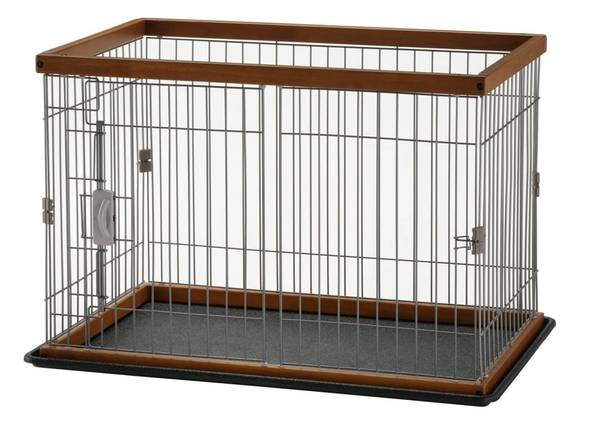Richell 2-Way Door Pet Pen with Floor Tray 1