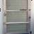 SCREEN DOOR Chrome Glass Louvers Heavy Vintage Home Entrance w Hinges 18 thumbnail