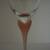 Mikasa Sea Mist Coral Frosted Stem Wine Glasses 3 thumbnail