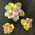 Vtg Artone Bone China Made in England Pin Brooch & Clip on Earrings 1 thumbnail