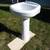 PEDESTAL SINK - LIKE NEW - GLACIER BAY 14 thumbnail