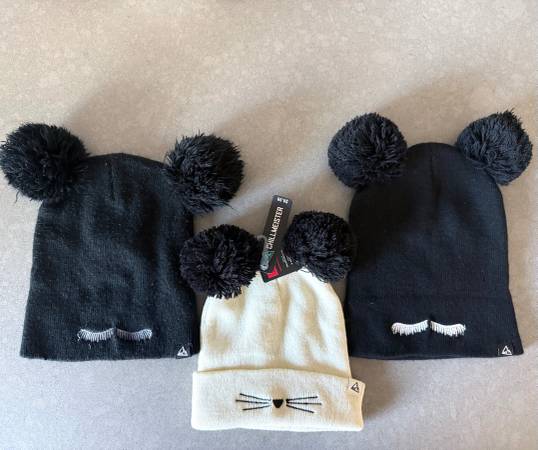 3 Beanies (one brand new) 1