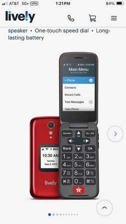 Cell phone with charger 1