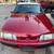 1990 Ford Mustang LX 5.0 Convertible, Red/White Top 1 thumbnail