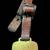 Vintage John Deere Leather and Brass Watch Fob Charm 4 Legged Logo 2 thumbnail