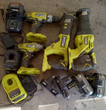 Ryobi 18v tools 1