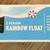 XL rainbow pool float 2 thumbnail