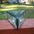 Vintage Triangle Shaped Clear Glass and Mirror Trinket or Jewelry Box 11 thumbnail