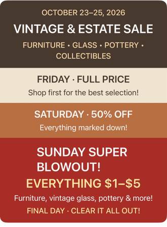 Everything must go 1