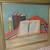 Oil on Canvas painting books candlestick and cloth signed Ethel Fast 3 thumbnail