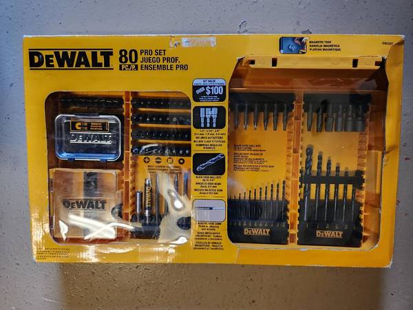 Drill Bit And Screwdriver Bit Set DeWalt 80 Piece And 35 Piece Set NEW - $100 (Pembroke Pines)63471414657795121