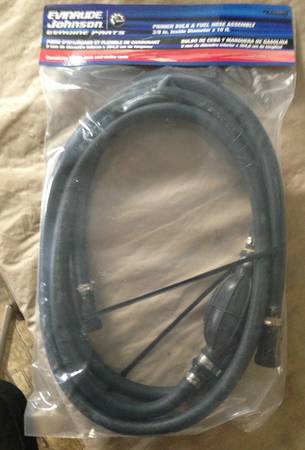Johnson / Evinrude Outboard Fuel Hose w/ Primer Bulb and Connectors 1