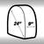 Canvas Wheel Masker Set, 4pc Set, Small 2 thumbnail