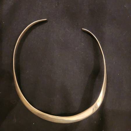 Necklace sterling choker 1