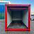 Red 6 m Shipping Container with Sectional Garage Doors 7 thumbnail