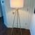 MCM Style Gold Tripod Floor Lamp 1 thumbnail