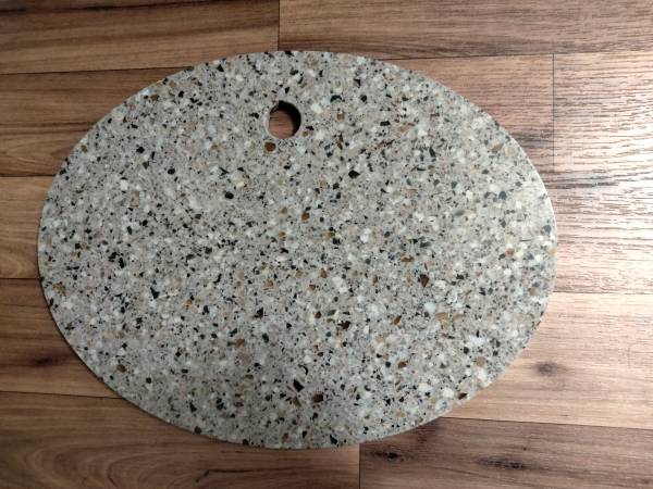 Solid Surface RV Oval Sink Cover 1