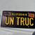 BLACK LICENSE PLATES - UN TRUC - PERFECT for a TESLA CYBER TRUCK 2 thumbnail