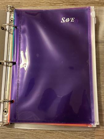 NEW Cash Cashe Binder - $5 (Mill Creek / Bothell / S. Everett)63470799746945121