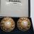 Beautiful Authentic vintage Chanel clip- on  Earrings 17 thumbnail