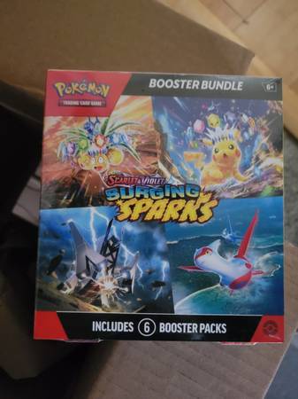 pokemon surging sparks booster box for sale TCG: Collector's Locker VioletSurging Sparks booster packs Each booster pack contains 10 cards and 1 Basic Energy Pokemon TCG: Scarlet & Violet