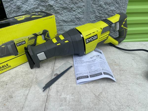 Pre-owned RYOBI 12 Amp Corded Reciprocating Saw 1