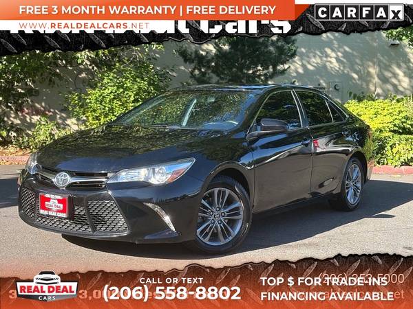 $201/mo - 2017 Toyota Camry SESedan - $12,999 (9326 Evergreen Way Everett,)63654705751297120