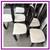 Dark Brown Dining Chairs With Cream Sueded Upholstery, Set Of Six 11 thumbnail