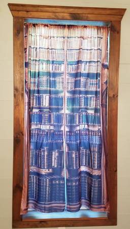 Curtains ONE OF A KIND Bookcase Curtains --- $20.00 per SET - $20 (Lula)63436961989761121