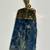 Natural Blue Kyanite Blade/Slice Crystal Pendant. Gold-tone Bail. NWOT 8 thumbnail