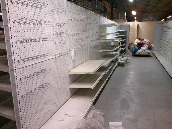 Gondola Double-Sided Pegboard Displays + Accessories 1