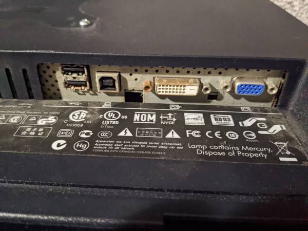Monitor LCD panorámico HP L2245wg de 22 pulgadas, cantidad 3 - $5063438034172675122
