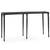 Silviano Crate Barrel 60” Black Iron Console 1 thumbnail