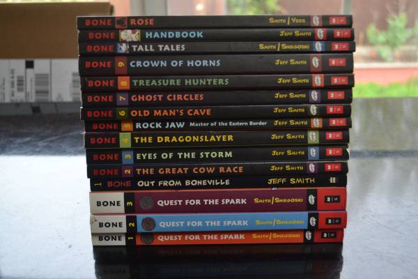 14 Bone  books by Jeff Smith for kids 1