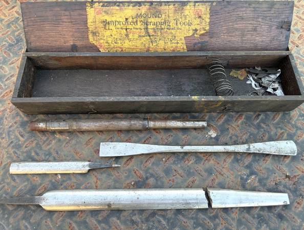 Babbitt bearing scraping tools 1