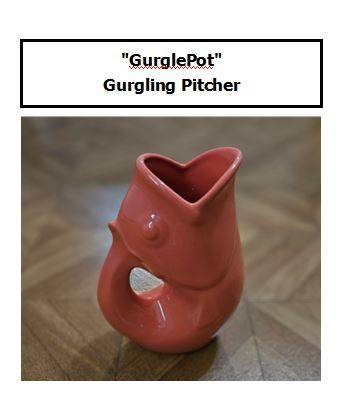 New fish-shaped "GurglePot" gurgling pitcher 1
