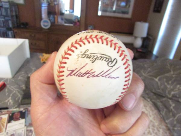Matt Williams Autographed Baseball 1