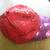 Cute & Colorful Red & Purple Sequined Hat with Visor !!! 1 thumbnail