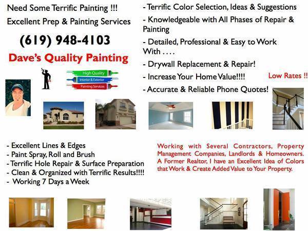 █ █ PAINTING ..MAKING HOUSES  LOOK TERRIFIC ! QUICKLY- All Size Jobs 1