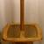 Vintage Wood Gold Metal Glass Floor Lamp 2 thumbnail