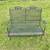 Woodard Briarwood Patio, high back loveseat, bench wrought iron 1 thumbnail